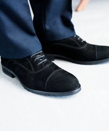 Туфлі CL01 чорні замшеві