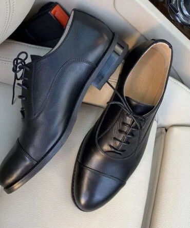 Туфлі CL01 чорні шкіряні