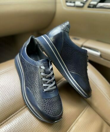 Кросівки шкіряні сині George