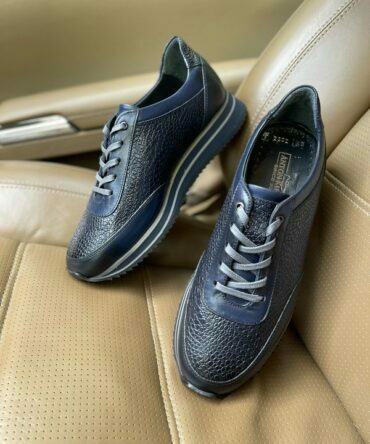 Кросівки шкіряні сині George