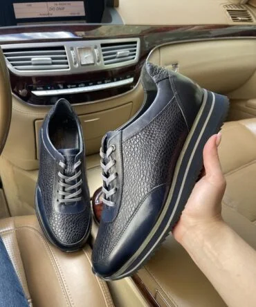 Кросівки шкіряні сині George