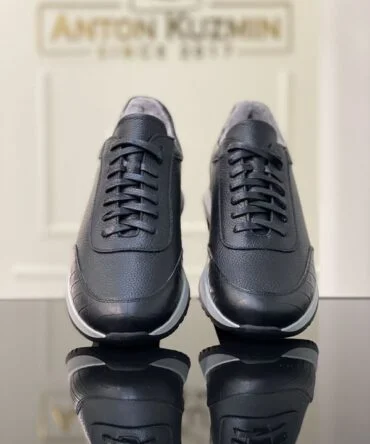 Кросівки на хутрі чорні Cross