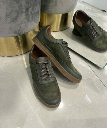 Чоловічі кеди Monk з натуральної замші