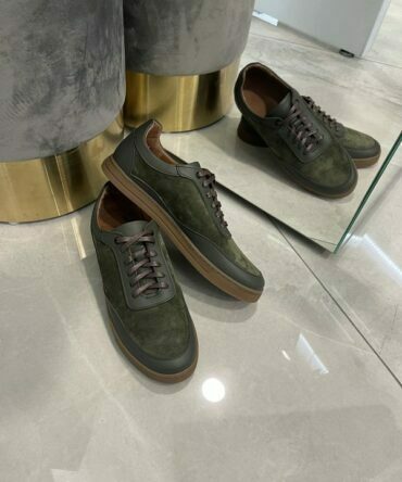 Чоловічі кеди Monk з натуральної замші