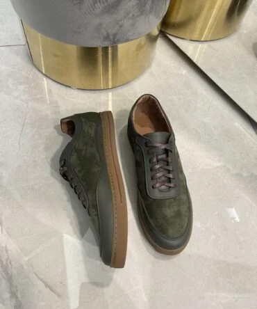 Чоловічі кеди Monk з натуральної замші