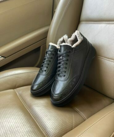 Чоловічі кеди шкіряні Klapka