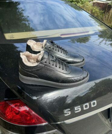 Чоловічі кеди шкіряні Klapka