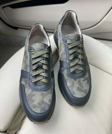 Кросівки шкіряні Camouflage Green