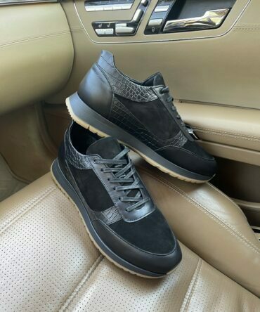 Зимові кросівки чорні Edgar