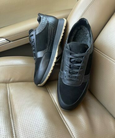 Зимові кросівки чорні Edgar