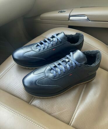 Зимові шкіряні кросівки Daniel