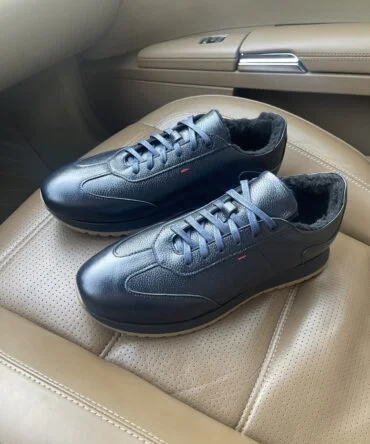 Зимові шкіряні кросівки Daniel