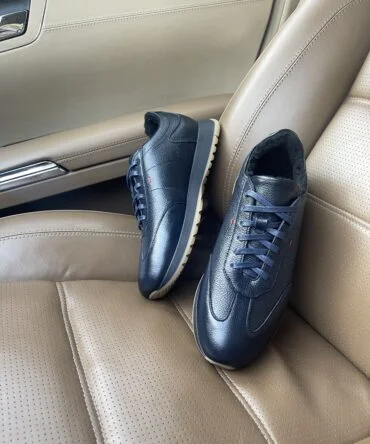 Зимові шкіряні кросівки Daniel