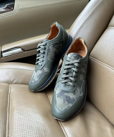 Кросівки чоловічі хакі камуфляж Arnold