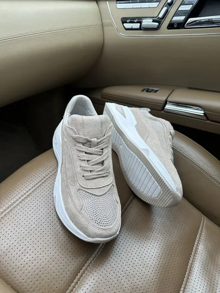 Кросівки жіночі замшеві бежеві Crystal Кросівки жіночі замшеві бежеві Crystal