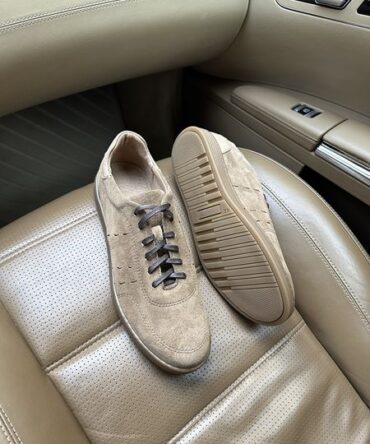 Кеди замшеві кольору бежеві Gabriel