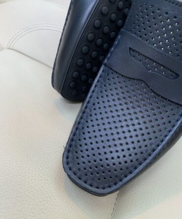 Мокасини шкіряні чорні Oscar