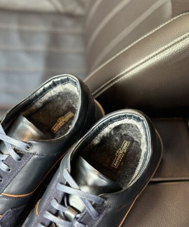 Кросівки шкіряні сині Davis