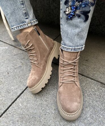 Черевички жіночі замшеві лате Astra